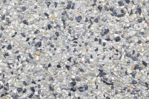 exposed aggregate concrete also known as pebble crete at property in Mooroopna