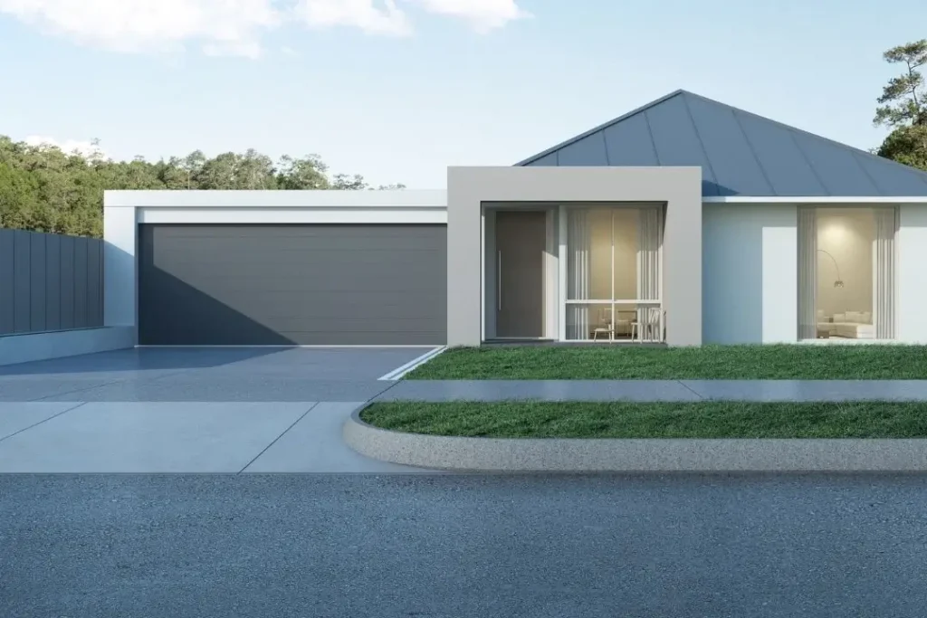 driveway connected to public road