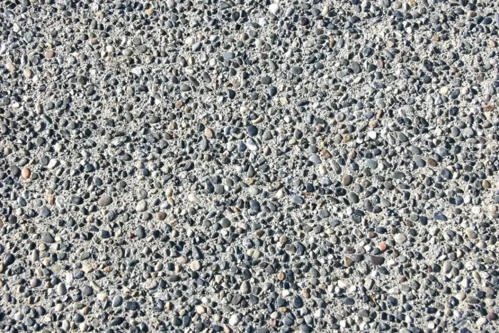 exposed aggregate concrete finish